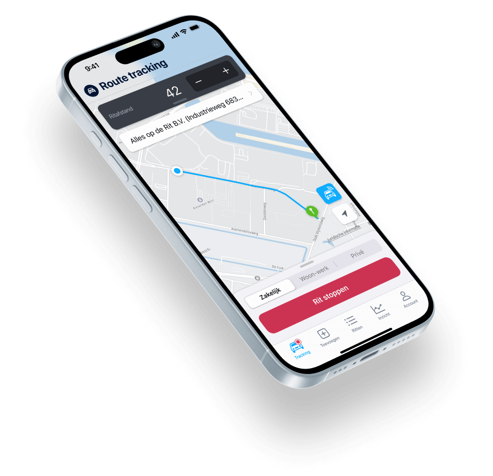 Smarthphone with EasyRit app opened